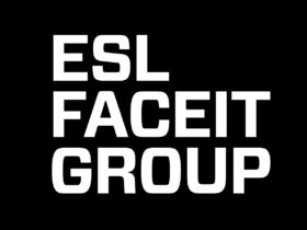 ESL FACEIT Group logo on black background