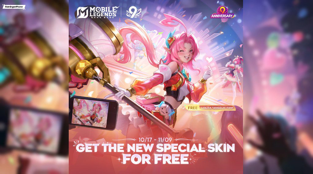MLBB Lolita Angelic Fan Skin Free Guide Cover