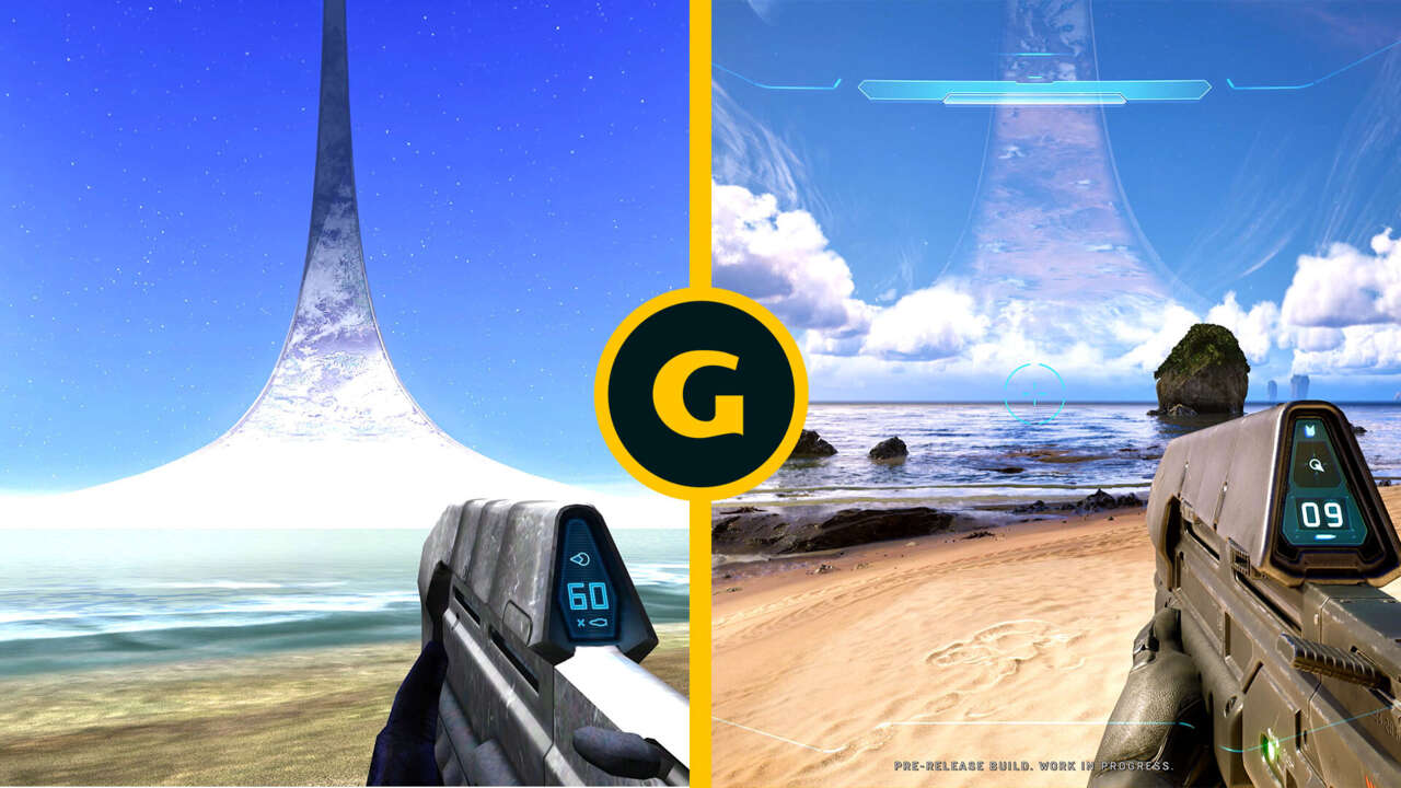Halo: Campaign Evolved vs Halo Combat Evolved Side by Side Graphics Comparison