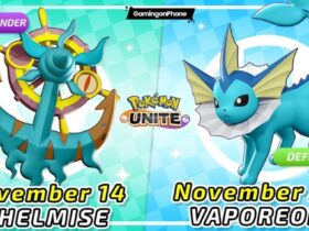 Pokemon Unite Dhelmise, Pokemon Unite Vaporeon