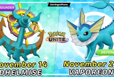Pokemon Unite Dhelmise, Pokemon Unite Vaporeon