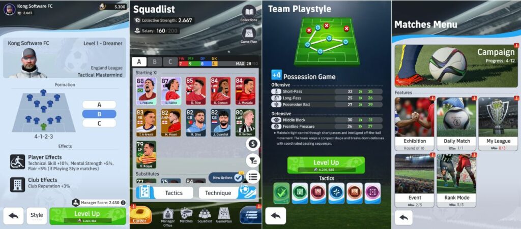 Soccer Journey Champion Squad gameplay and features