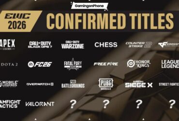 Esports World Cup (EWC) 2026 confirmed titles