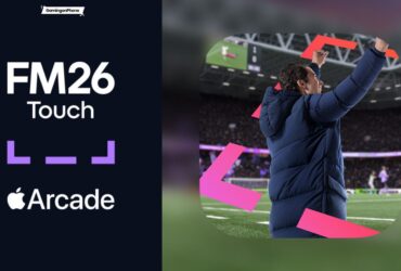 Football Manager 26 Touch Apple Arcade Release cover