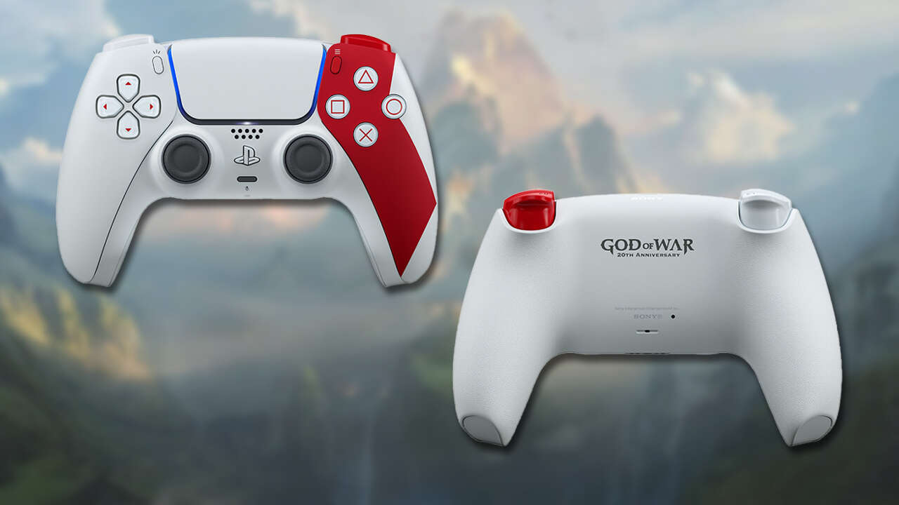 God Of War 20th Anniversary PS5 Controller Restocked At Amazon