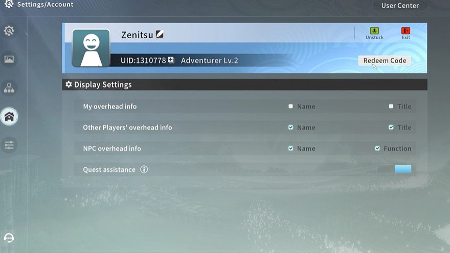 Blue Protocol Star Resonance doesn't have any redeem codes