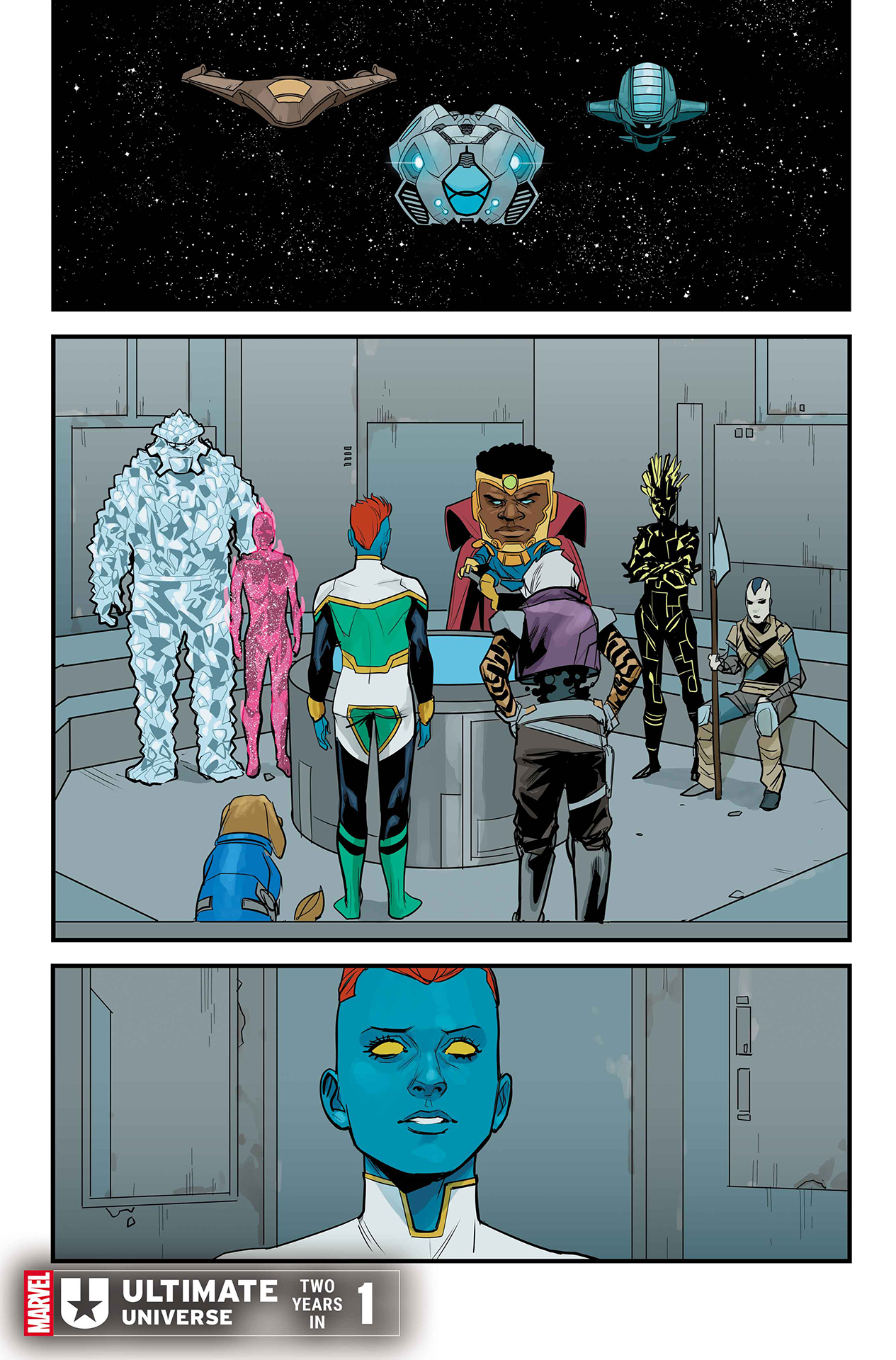 The Ultimate Guardians of the Galaxy gathered in their headquarters