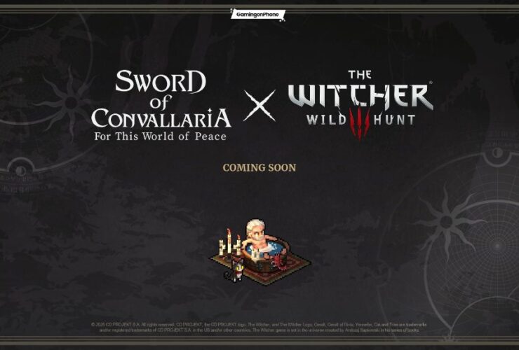 Sword of Convallaria x The Witcher 3: Wild Hunt Collaboration Cover
