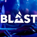 BLAST logo on background of people gaming