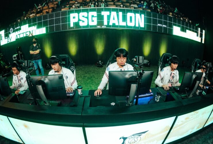 PSG Talon playing at LAN tournament