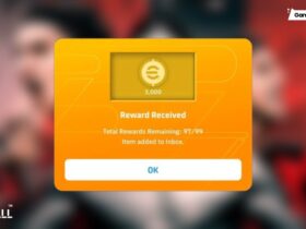 eFootball 2026 Gold Ticket 3000 coins for free