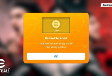 eFootball 2026 Gold Ticket 3000 coins for free