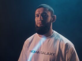 Khamzat Chimaev in Nigma Galaxy photoshoot
