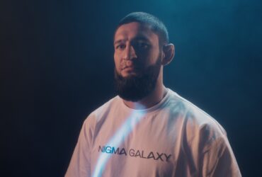 Khamzat Chimaev in Nigma Galaxy photoshoot