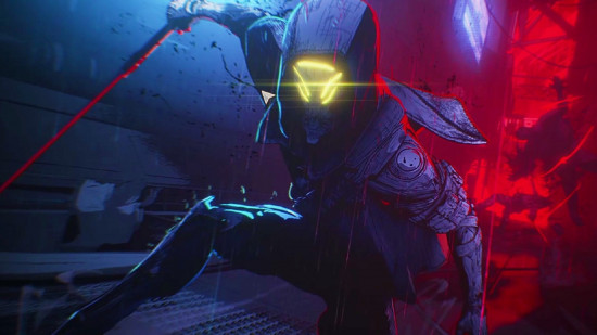 fanatical-black-friday-deals-news-ghostrunner-2 Jack using his sword to slash through enemies in Ghostrunner 2 artwork