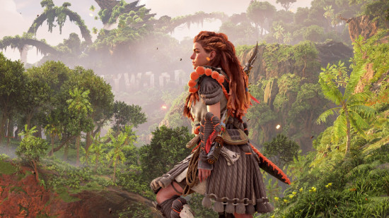 fanatical-black-friday-deals-news-horizon-forbidden-west Aloy looking over the horizon in screenshot of Horizon Forbidden West gameplay