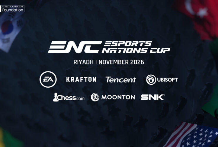 Esports Nations Cup announcement graphic of Chess, Moonton and SNK publisher partnership