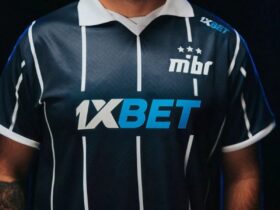 MIBR Valorant roster with 1xBet sponsor