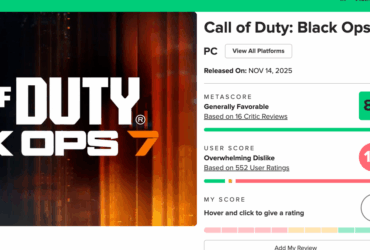 Call of Duty: Black Ops 7 has the lowest Metacritic user score ever for a Call of Duty game