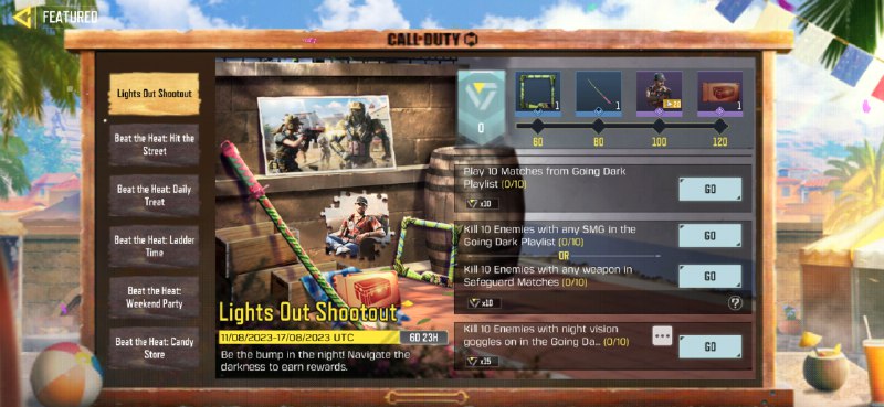 #Event Lights Out Shootout | Missions:...