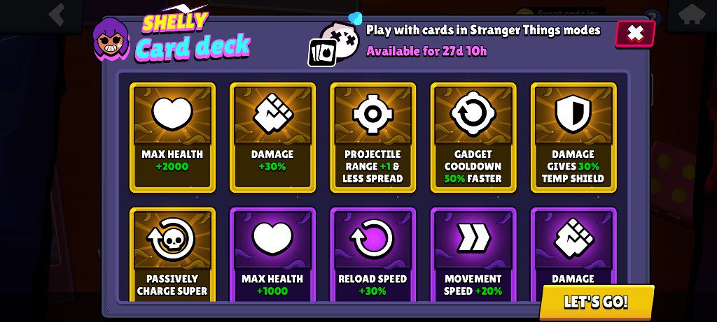 Brawl Stars x Stranger Things Card Decks