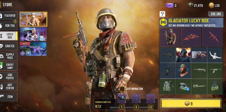 | #new_news Gladiator Lucky Box to play...