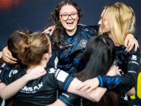 BIG Equipa celebrating ESL Impact win