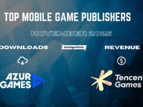 Top 15 Mobile Game Publishers for November 2025