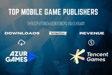 Top 15 Mobile Game Publishers for November 2025