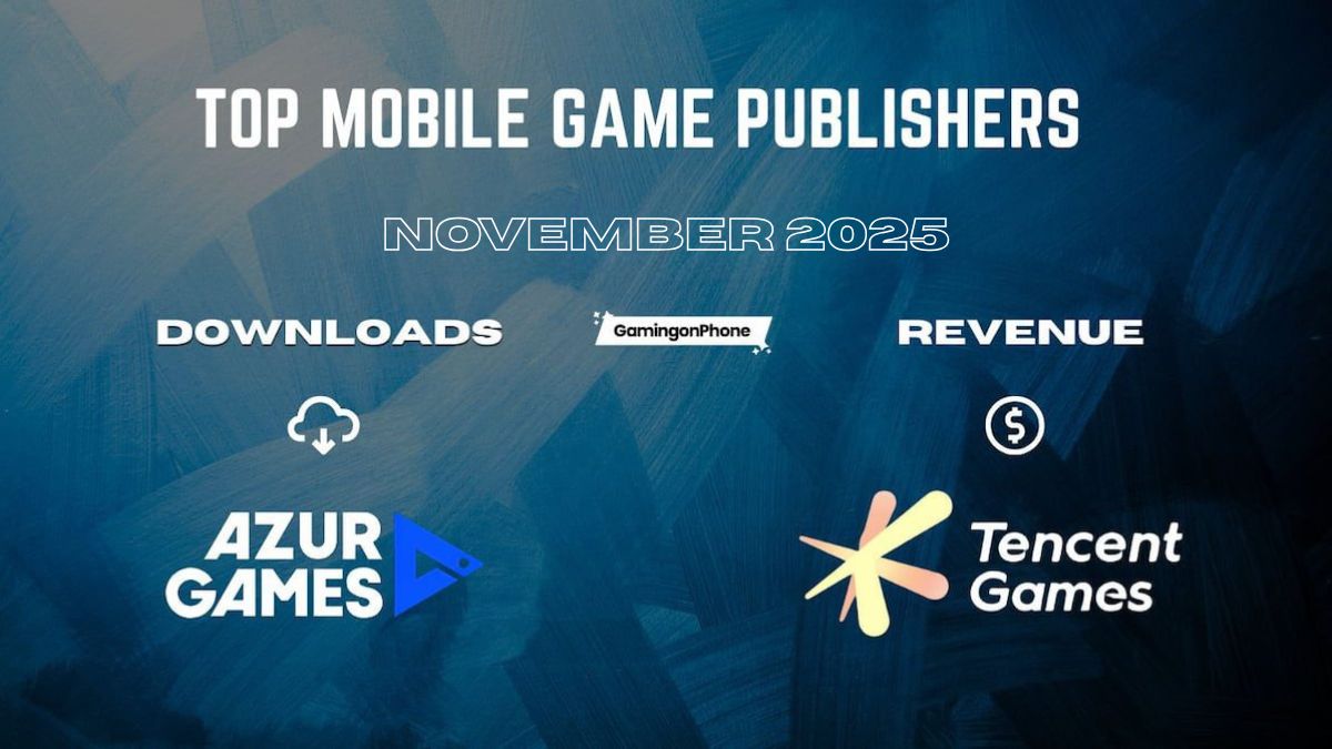 Top 15 Mobile Game Publishers for November 2025