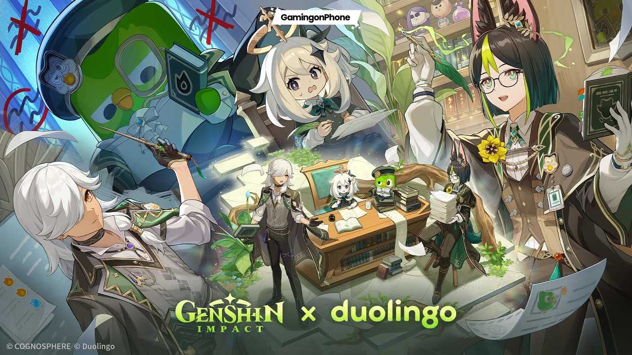 Genshin Impact x Duolingo Collab cover