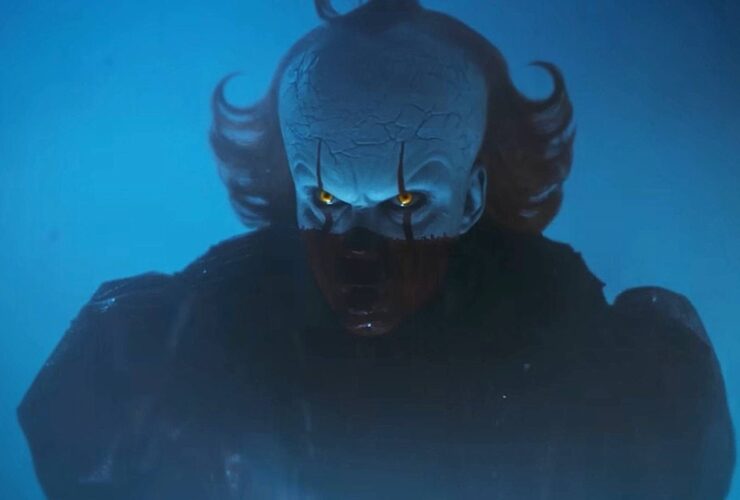 Bill Skarsgard as Pennywise in It: Welcome to Derry