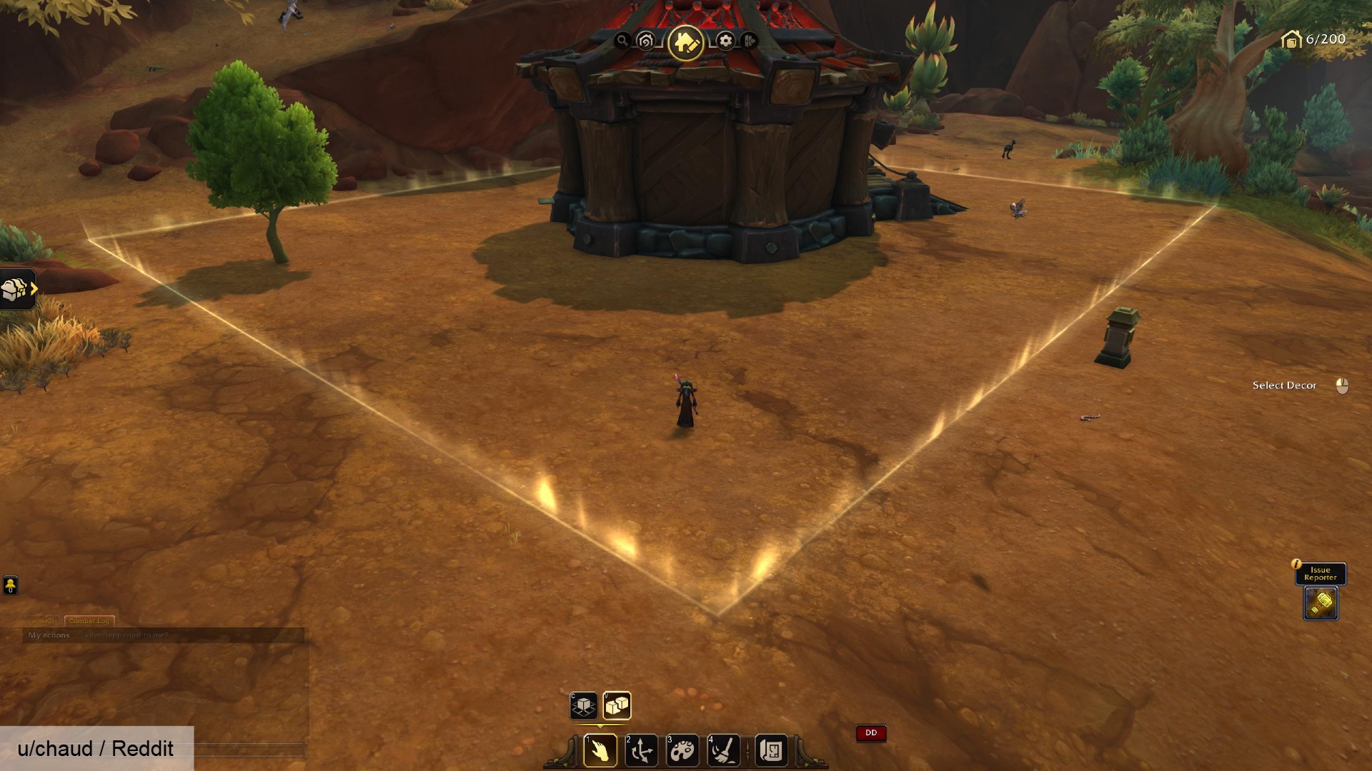 wow-housing-midnight-beta-blizzard World of Warcraft: A screenshot of a house surrounded by a yellow square border