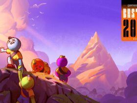 Peak screenshot showing four climbers scaling a mountain. GamesRadar+'s best of 2025 logo can be seen in the top right-hand corner