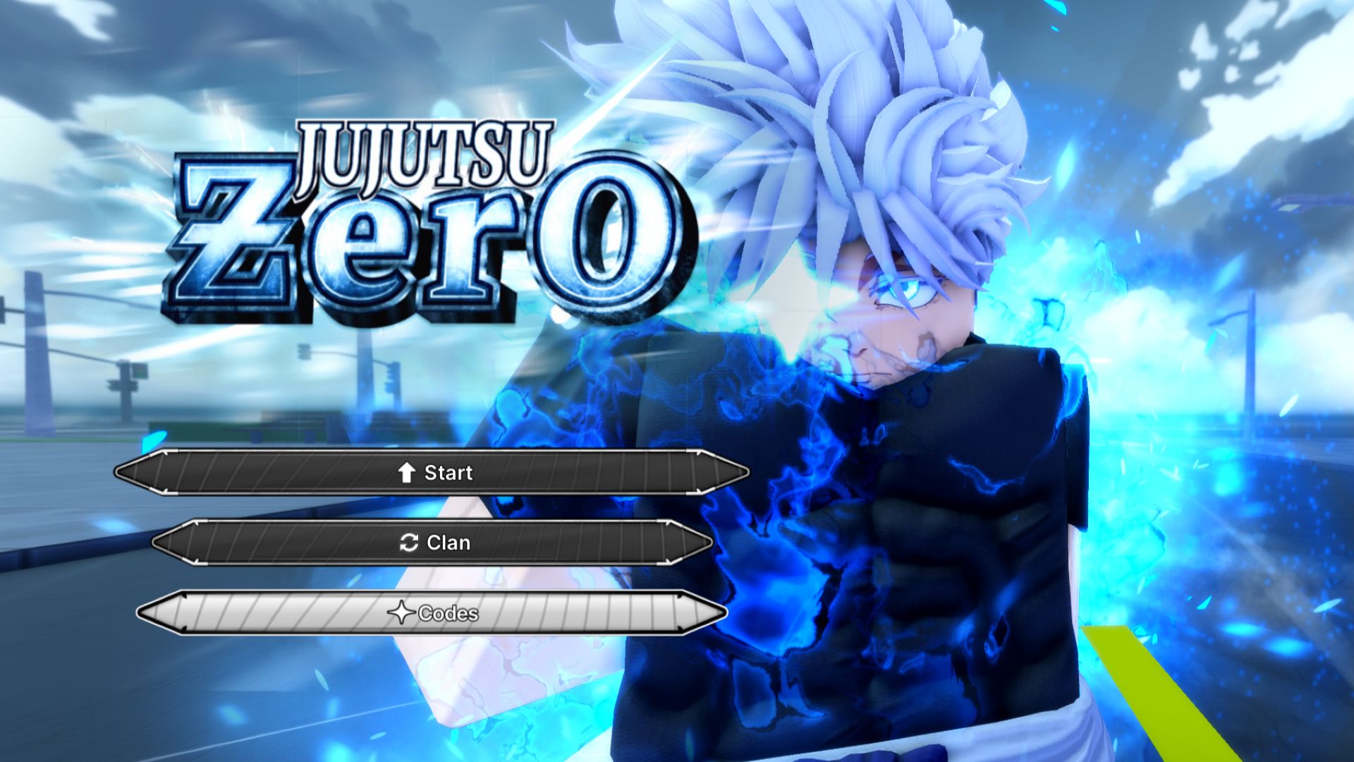 The code redeem button location in Jujutsu Zero on Roblox.