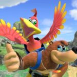 Banjo gives Kazooie the thumbs up in a screenshot from Super Smash Bros. Ultimate.