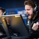niko celebrating playing for team falcons cs2