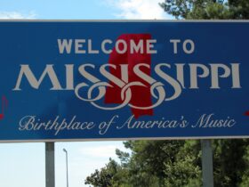 welcome to mississippi sign