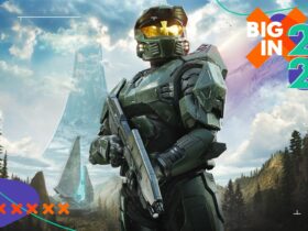 Halo: Campaign Evolved keyart showing Master Chief on Installation 04