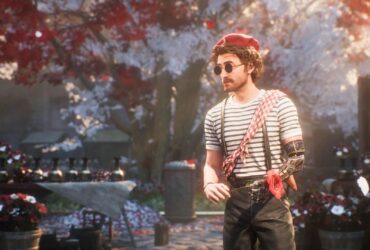 Clair Obscur: Expedition 33's Gustave in a French-inspired outfit