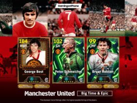 eFootball 2026 Big Time and Epic Manchester United - Best, Robson, Schmeichel
