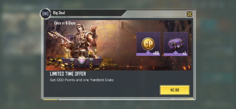 | #new_news A new offer of one dollar added to the game...