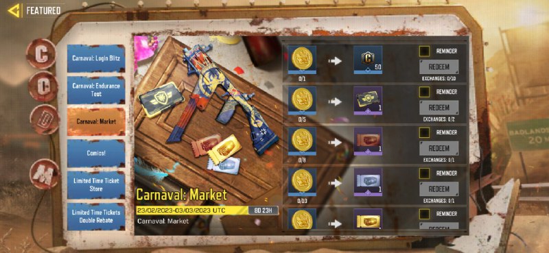 | #new_news Carnival events: Market...