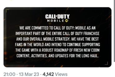 | #new_news Tweet and the official response of the game makers...